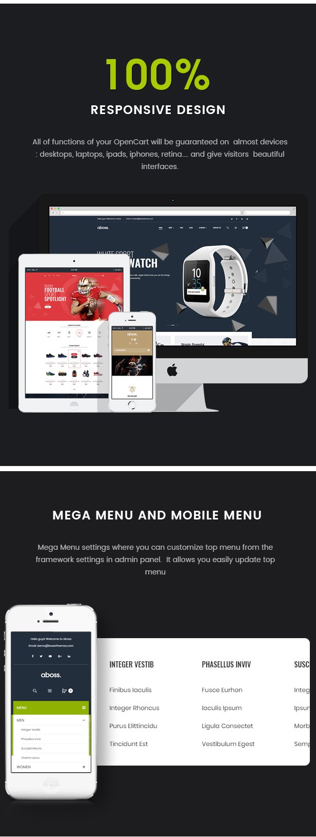 Aboss - Opencart 3 Theme for Sport Shop