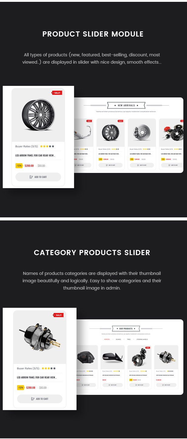 Aero - Car Accessories Responsive Opencart 3.x Theme