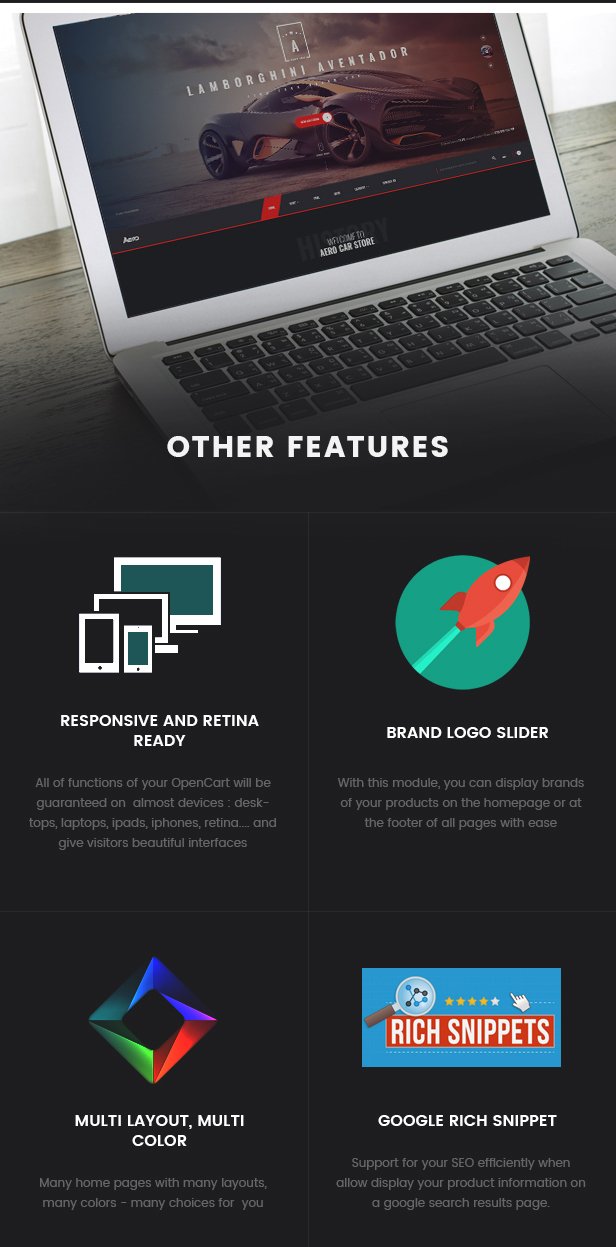 Aero - Car Accessories Responsive Opencart 3.x Theme