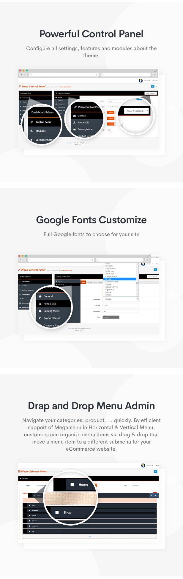 Amino - Organic & Multipurpose OpenCart Theme