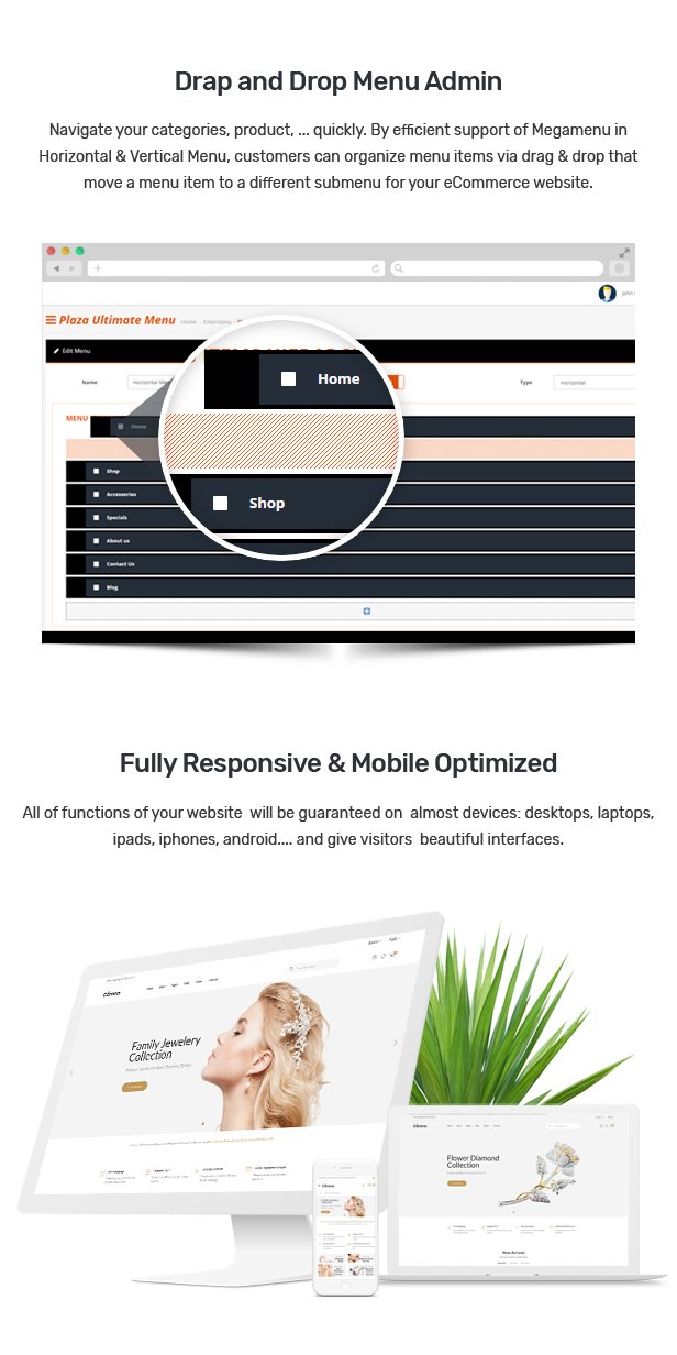Corano - Jewellery OpenCart Theme (Page Builder Layouts)