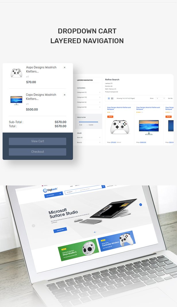Digitech - Responsive Opencart 3.x Theme