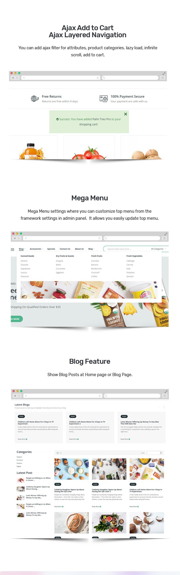 Ecolife - Organic, Food, Cosmetic & Multipurpose Opencart Theme
