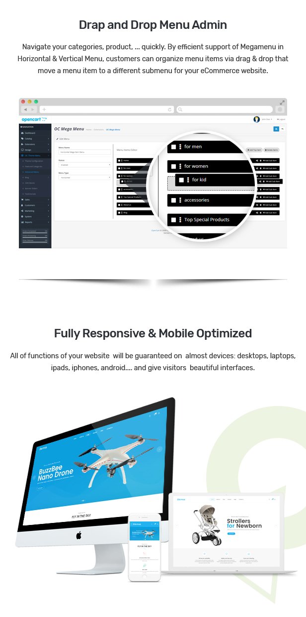 Elomus - Single Product OpenCart Theme