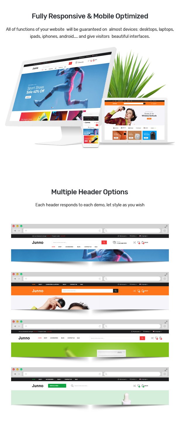 Junno - Responsive OpenCart Theme (Included Color Swatches)