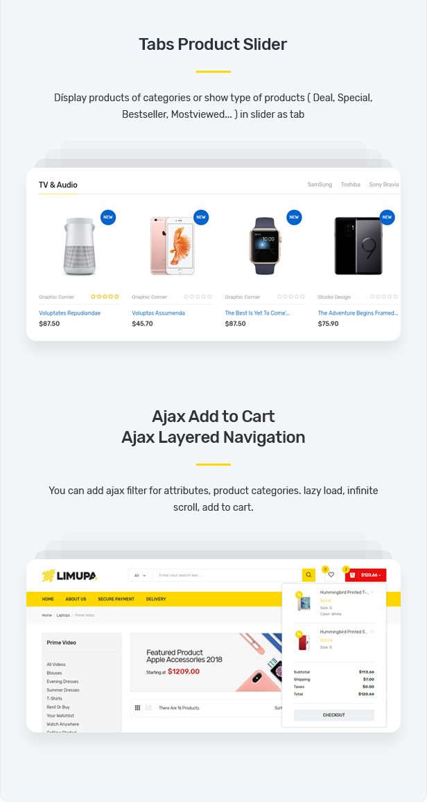 Limupa - Technology OpenCart Theme (Included Color Swatches)