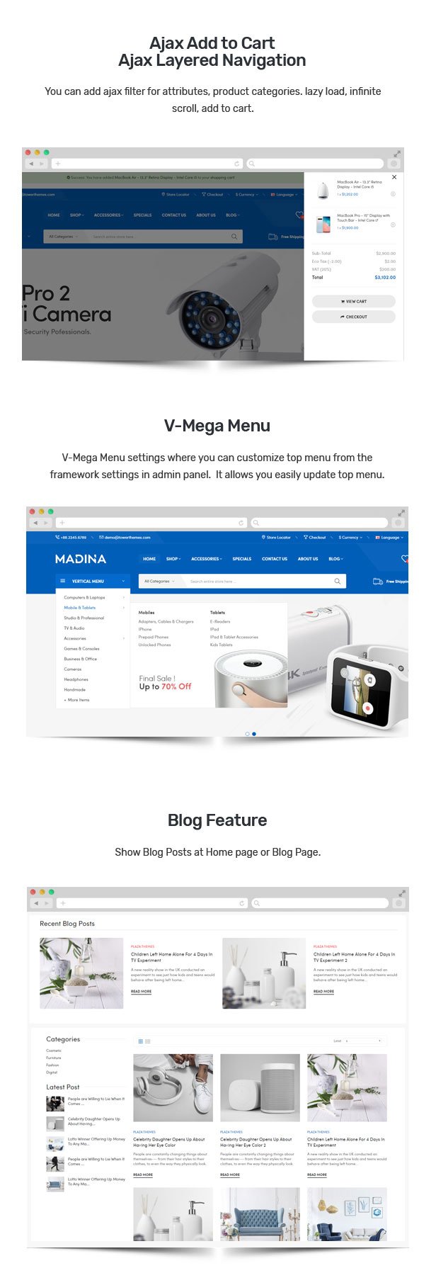 Madina - Responsive OpenCart Theme