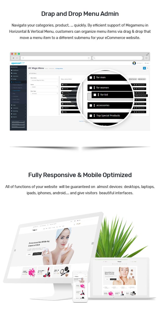 Makali - Cosmetics & Beauty OpenCart Theme (Included Color Swatches)