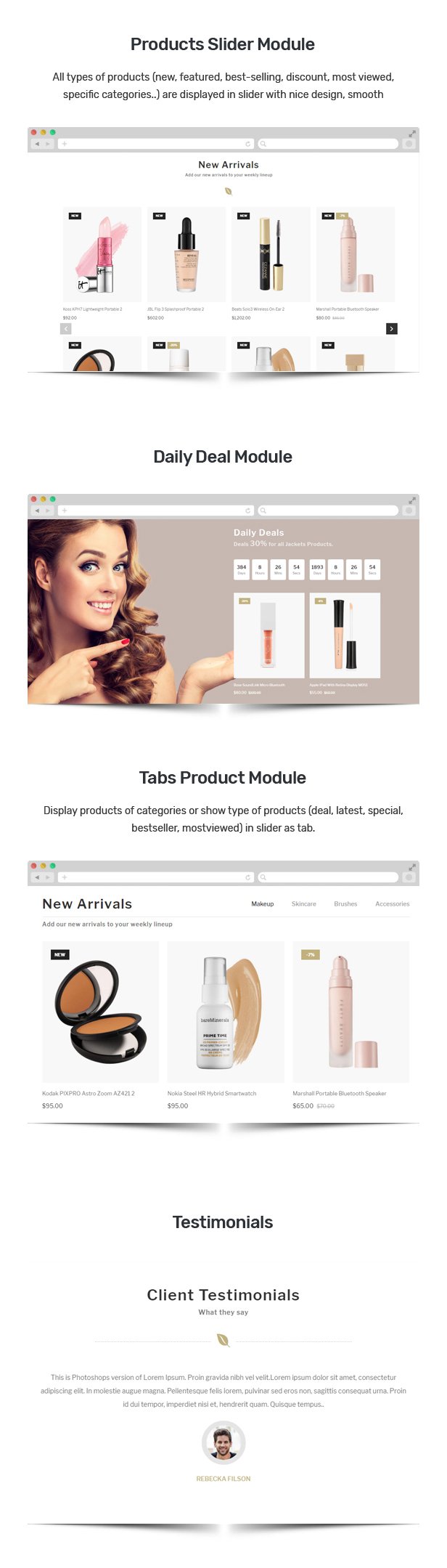 Makali - Cosmetics & Beauty OpenCart Theme (Included Color Swatches)