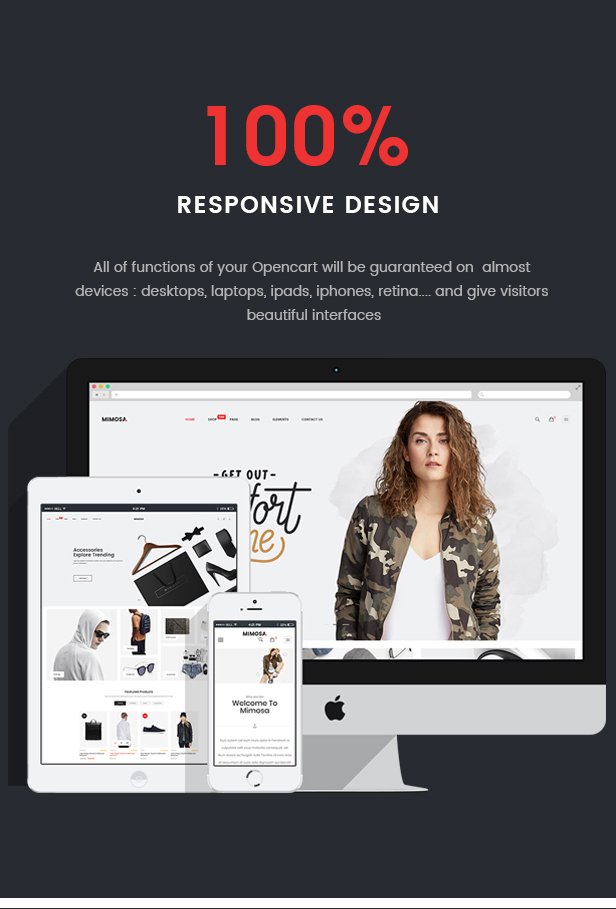 Mimosa - Responsive Fashion Opencart 3 Theme