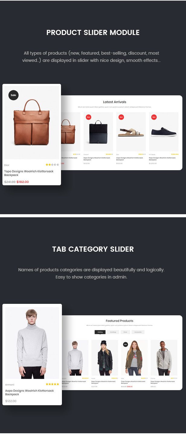 Mimosa - Responsive Fashion Opencart 3 Theme