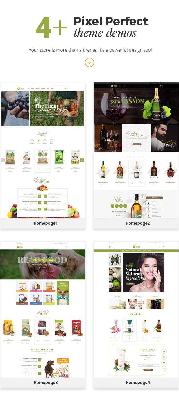 Ogani - Organic, Food, Pet, Alcohol, Cosmetics Opencart 2.3 & 3.x Theme