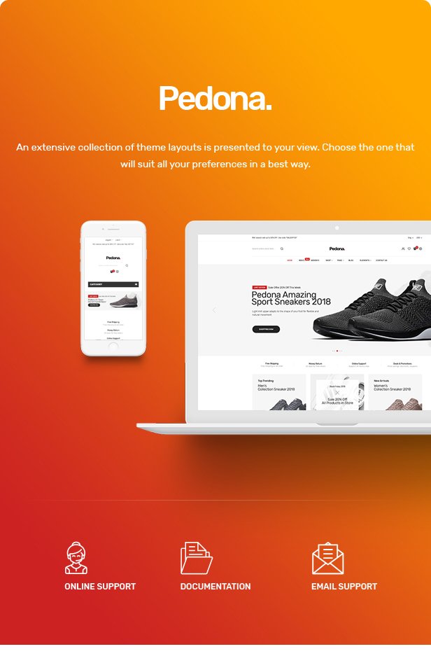 Pedona - Opencart Theme (Included Color Swatches)