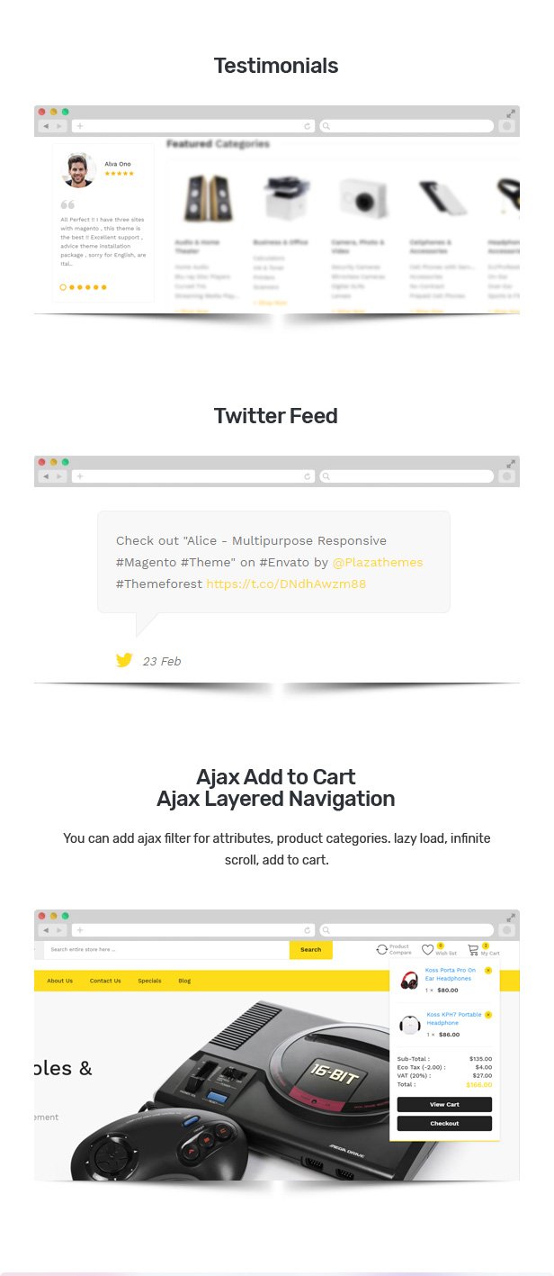 Sinrato - Mega Shop OpenCart Theme (Included Color Swatches)