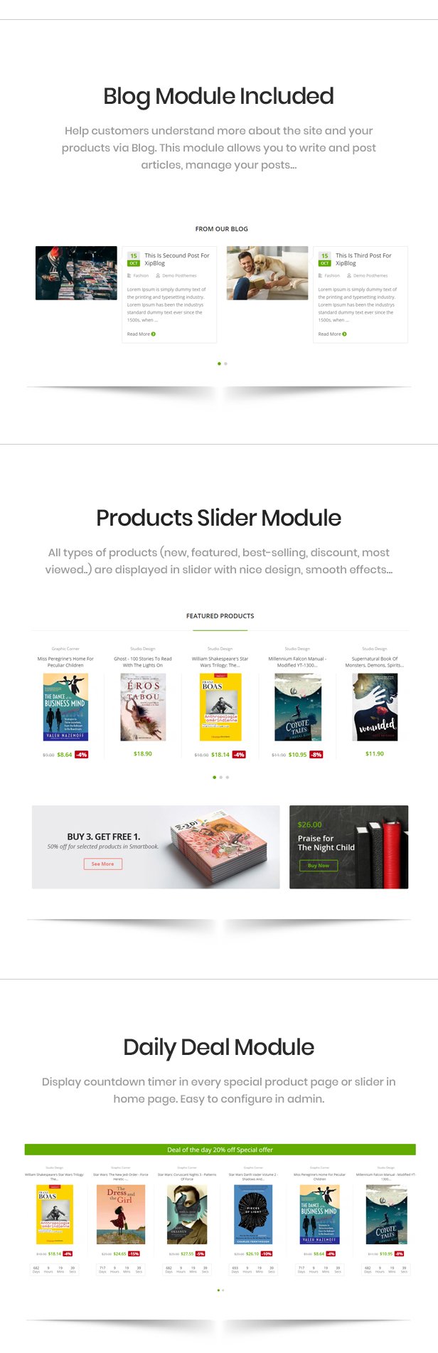 SmartBook - OpenCart Theme (Included Color Swatches)
