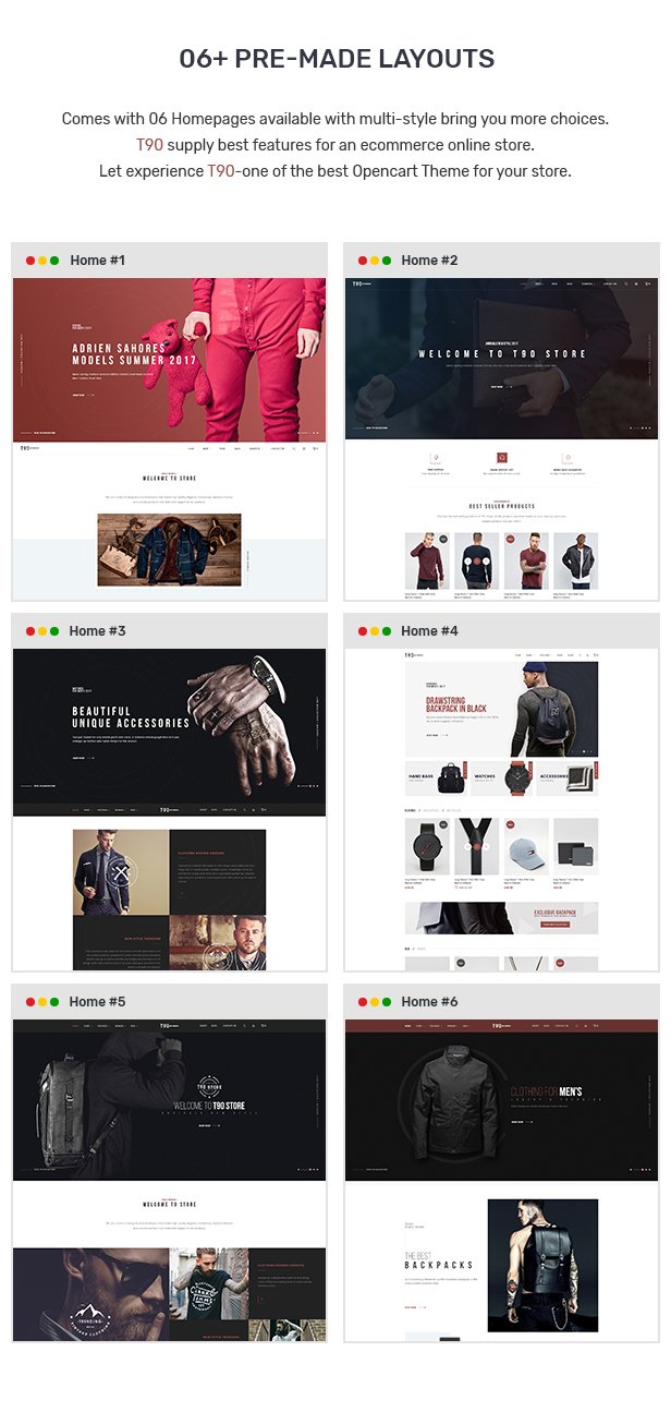 T90 - Fashion Responsive OpenCart Theme