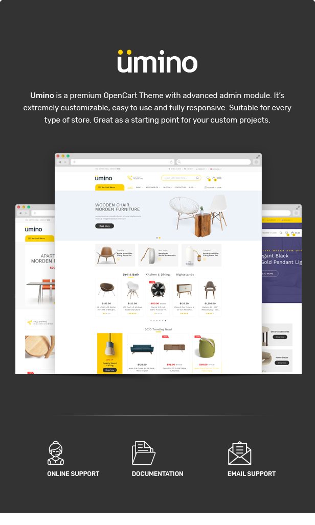 Umino - Electronic OpenCart Theme