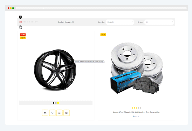 Uren - Car Accessories Opencart Theme (Included Color Swatches)
