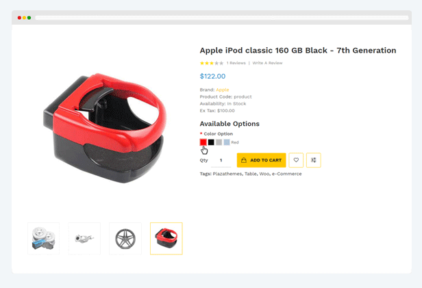 Uren - Car Accessories Opencart Theme (Included Color Swatches)