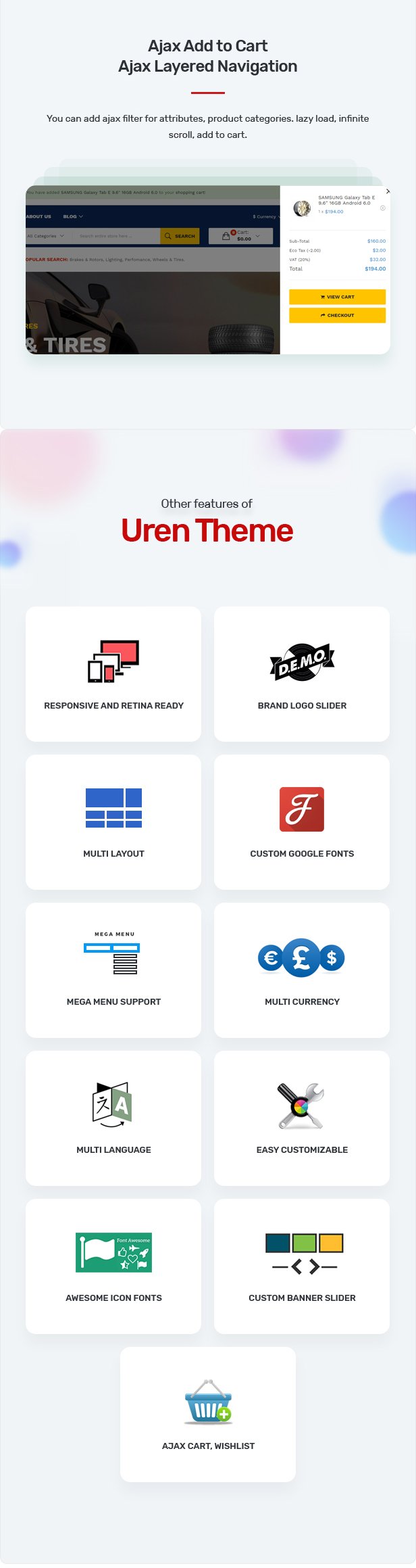 Uren - Car Accessories Opencart Theme (Included Color Swatches)