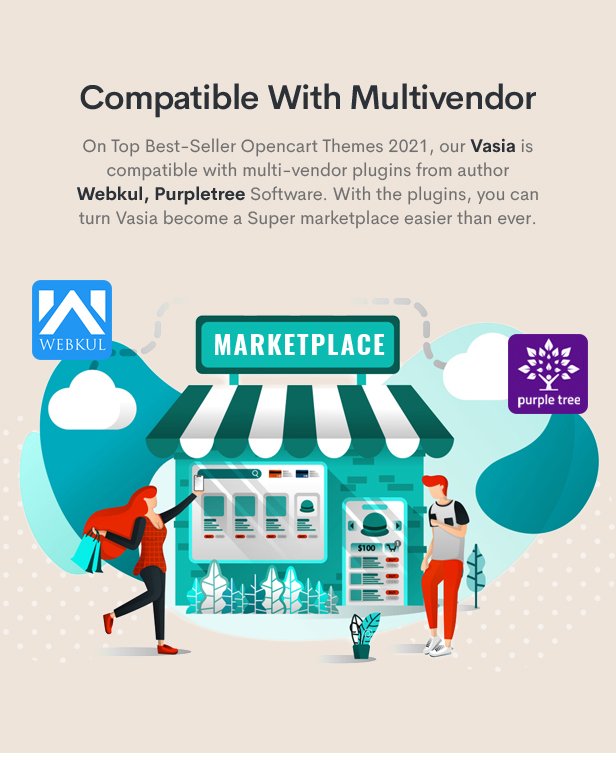 Vasia - Multipurpose OpenCart Theme (Included Color Swatches)