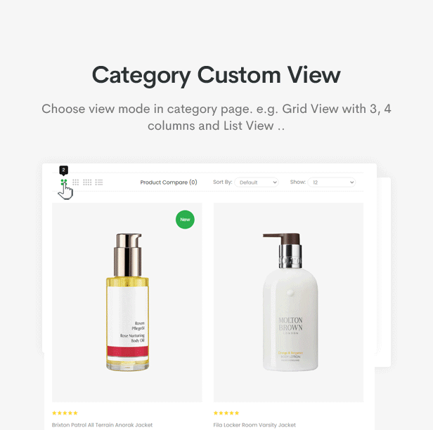 Zonan - Responsive OpenCart Theme (Included Color Swatches)